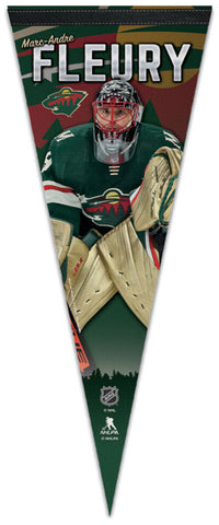 Marc-Andre Fleury Superstar Series Minnesota Wild Premium Felt Collector's Pennant - Wincraft 2022