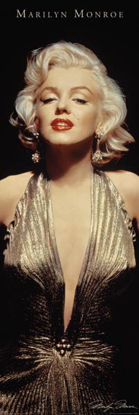 Marilyn Monroe "Golden Star" HUGE Door-Sized Poster - Pyramid Posters