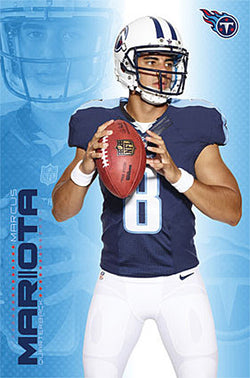 Marcus Mariota "Field General" Tennessee Titans QB NFL Football POSTER - Trends International