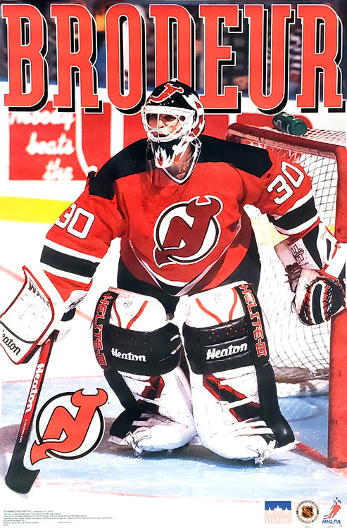  Martin Brodeur Canvas Print - New Jersey Devils Hockey