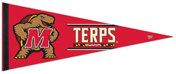 Maryland Terrapins Official NCAA Team Premium Felt Collector's Pennant - Wincraft Inc.
