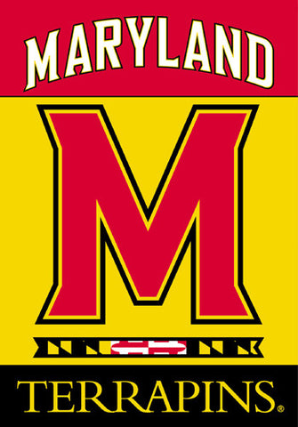 University of Maryland Terrapins Official 28x40 NCAA Premium Team Banner - BSI Products