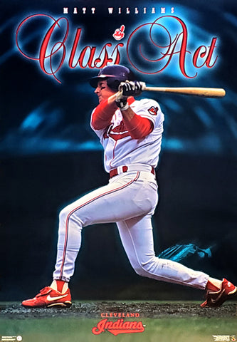 Matt Williams "Class Act" Cleveland Indians MLB Baseball Poster - Costacos 1997