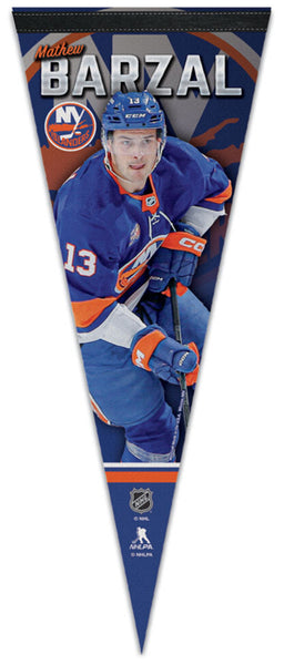 Matthew Barzal Superstar Series New York Islanders Premium Felt Collector's Pennant - Wincraft 2023