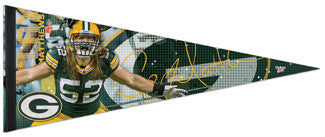 Clay Matthews "Signature" Premium Felt Pennant LE /1,000 - Wincraft