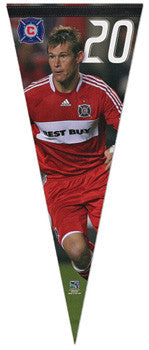 Brian McBride Chicago Fire MLS Premium Pennant LE /2010 - Wincraft