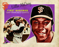 Willie McCovey "Retro SuperCard" San Francisco Giants Premium Poster Print - Photofile 16x20