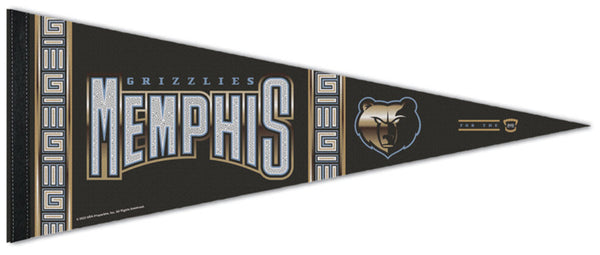 Memphis Grizzlies 2022-23 NBA City Edition Premium Felt Pennant - Wincraft