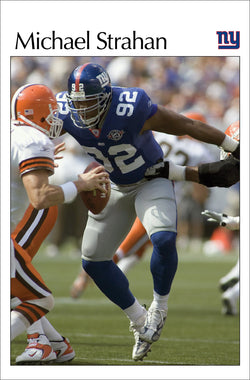 Michael Strahan "Nightmare" New York Giants NFL Action Poster - Costacos 2005