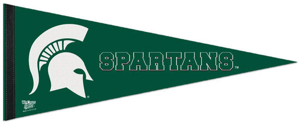Michigan State Spartans NCAA Team Logo Premium Felt Collector's Pennant - Wincraft Inc.