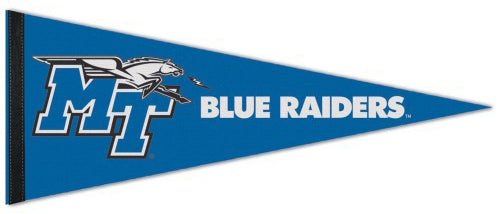 Middle Tennessee State Blue Raiders NCAA Team Logo Premium Felt Pennant - Wincraft Inc.