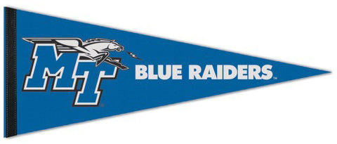 Middle Tennessee State Blue Raiders NCAA Team Logo Premium Felt Pennant - Wincraft Inc.