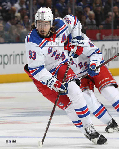 Mika Zibanejad "Superstar" New York Rangers Premium Poster Print- Highland Mint 16x20