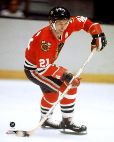 Stan Mikita Chicago Blackhawks Classic (c.1972) Premium Poster Print - Photofile Inc.