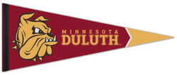 Minnesota Duluth Bulldogs NCAA Team Logo Premium Felt Pennant - Wincraft Inc.