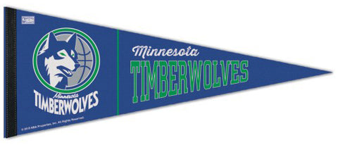 Minnesota Timberwolves NBA Retro Classic (1989-96) Premium Felt Pennant - Wincraft