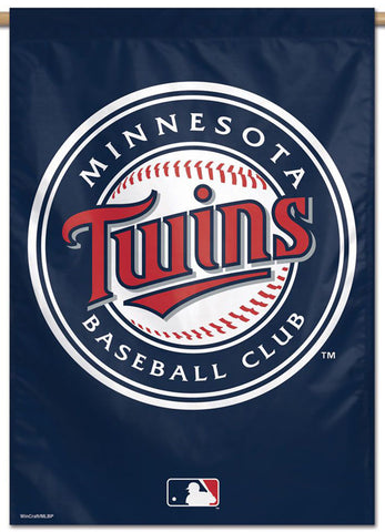 Minnesota Twins Primary Circle-Ball-Logo Style Official MLB Team Premium 28x40 Wall Banner - Wincraft Inc.