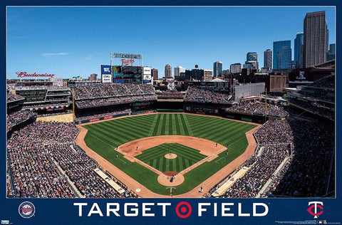 Minnesota Twins Target Field Gameday MLB Baseball Stadium Poster - Trends International