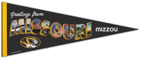 Mizzou Tigers "Greetings from Missouri" Premium Felt Collector's Pennant - Wincraft Inc.