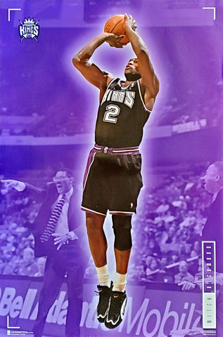 Mitch Richmond "Dagger" Sacramento Kings NBA Basketball Action Poster - Costacos 1996