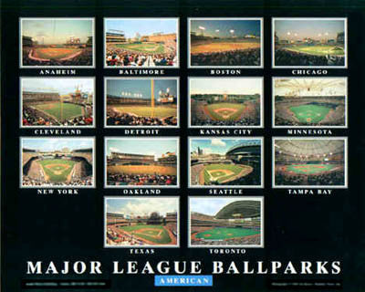 Major League Ballparks: American - Aerial Views 2004