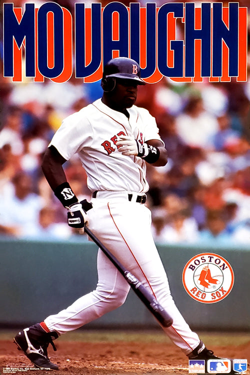 Mo Vaughn Slugger Boston Red Sox MLB Action Poster - Starline 1994