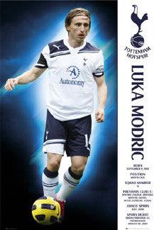 Luka Modric "Superstar" Tottenham Hotspur Soccer Poster - GB Eye (UK) 2010/11