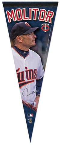 Paul Molitor "Signature Series" Minnesota Twins Official MLB Premium Felt Pennant - Wincraft Inc.