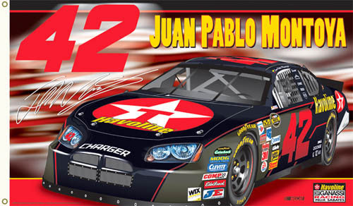 Juan Pablo Montoya "Montoya Nation" 3'x5' Flag - BSI 2007