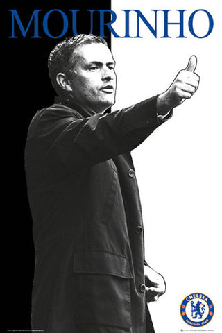 Chelsea Coach Jose Mourinho "Thumb's Up" Poster - GB Eye (UK)