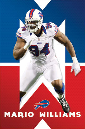 Mario Williams "Buffalo Beast" NFL Action Poster - Costacos 2012