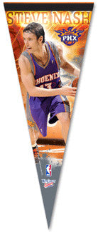 Steve Nash "Fire" Premium Felt Pennant L.E. /2,008