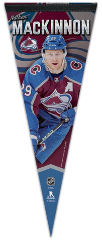 Nathan MacKinnon Colorado Avalanche NHL Superstar Series Premium Felt Collector's Pennant - Wincraft