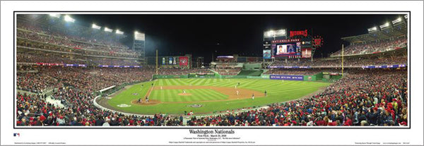 Washington Nationals First Pitch at Nationals Park (2008) Premium Poster Print - Everlasting