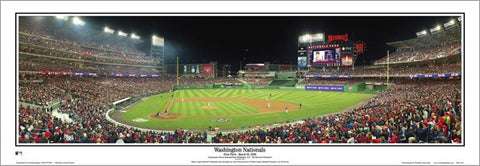 Washington Nationals First Pitch at Nationals Park (2008) Premium Poster Print - Everlasting