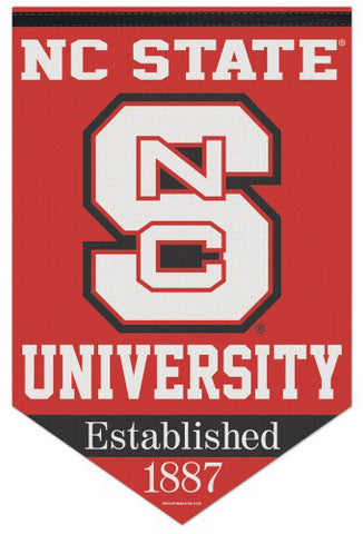 North Carolina State University Wolfpack "Est. 1887" Official NCAA Premium Felt Wall Banner - Wincraft