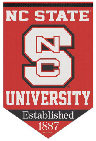 North Carolina State University Wolfpack "Est. 1887" Official NCAA Premium Felt Wall Banner - Wincraft