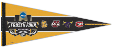 NCAA Men's Hockey Frozen Four 2021 Official Premium Felt Event Pennant - Wincraft Inc.