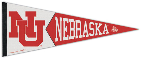 Nebraska Cornhuskers NCAA College Vault 1950s-60s NU-Style Premium Felt Collector's Pennant - Wincraft Inc.