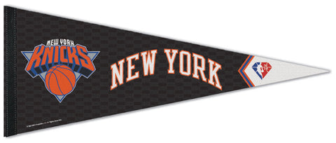 New York Knicks NBA 75th Anniversary City Edition Premium Felt Pennant - Wincraft