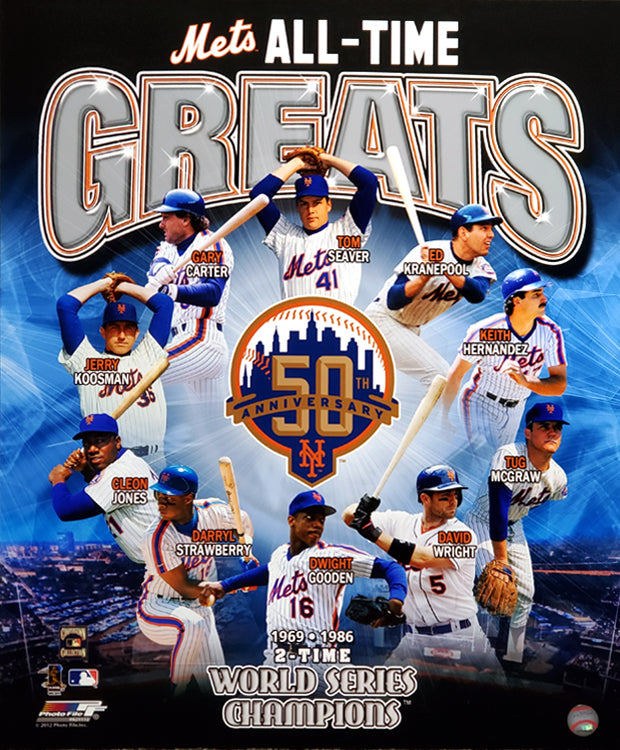 New York Mets All-Time Greats 50th Anniversary Commemorative