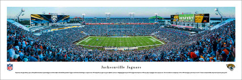 Jacksonville Jaguars Everbank Field Gameday Panoramic Poster Print - Blakeway Worldwide