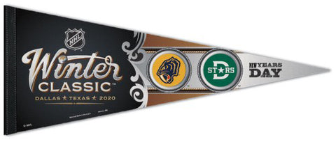 NHL Winter Classic 2020 (Nashville Predators vs Dallas Stars at The Cotton Bowl) Premium Felt Pennant - Wincraft Inc.