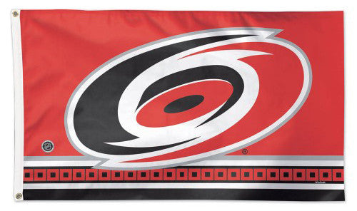 Carolina Hurricanes Official NHL Hockey 3'x5' Deluxe-Edition Flag - Wincraft Inc.