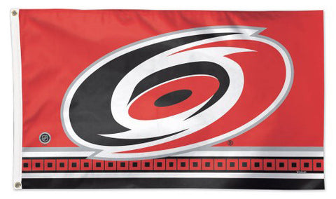 Carolina Hurricanes Official NHL Hockey 3'x5' Deluxe-Edition Flag - Wincraft Inc.