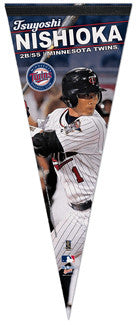 Tsuyoshi Nishioka "Superstar" Premium Felt Collector's Pennant (LE /1,000)