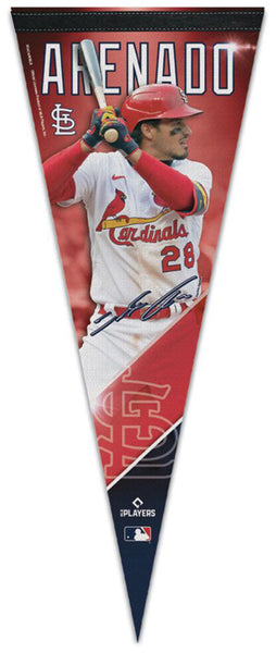 Nolan Arenado St. Louis Cardinals Signature Series Official MLB Premium Felt Pennant - Wincraft Inc.