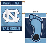 North Carolina Tar Heels Official NCAA Sports 2-Sided Vertical Flag Wall Banner - Wincraft Inc.