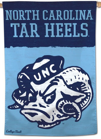 North Carolina Tar Heels College Vault 1980s-Style Official NCAA Premium 28x40 Wall Banner - Wincraft Inc.