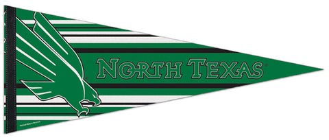 University of North Texas Mean Green NCAA Team Logo-Style Premium Felt Collector's Pennant - Wincraft Inc.